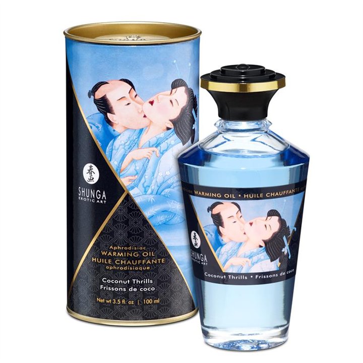 Shunga Warming Massage Oil Coconut Aroma - S9022101 - Teknashop Ltd