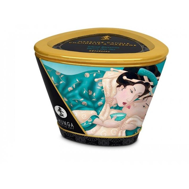 Massage Candle Island Blossoms 170 ml - 697309045247 - Teknashop Ltd