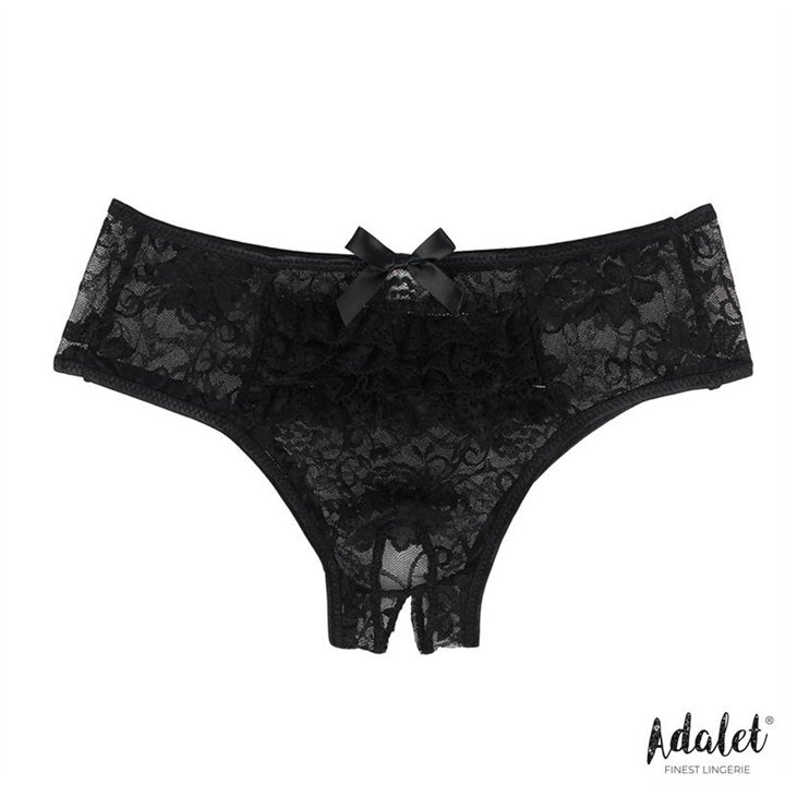Camila Open crotch Panties with Floral Lace - A-365 - Teknashop Ltd