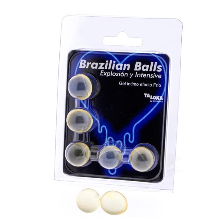 Set 5 Brazilian Balls Vibration and Cold Efect - 8412345047572 - Teknashop Ltd