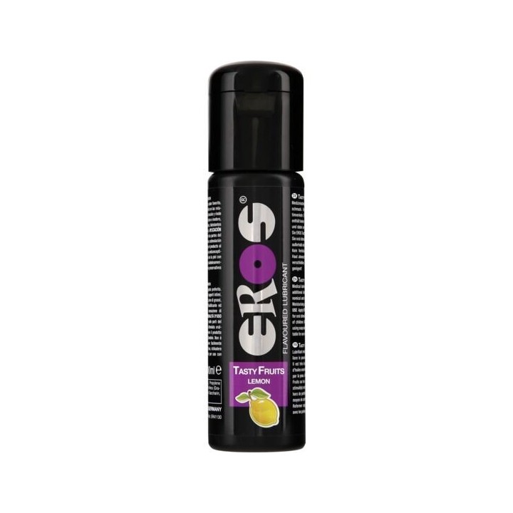 EROS - TASTY FRUITS FLAVOURED LUBRICANT LEMON 100 ML - D62-41130 - Teknashop Ltd