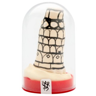 CONDOMERIE - HANDPAINTED NOVELTY CONDOMS PISA TOWER - D-243238 - Teknashop Ltd