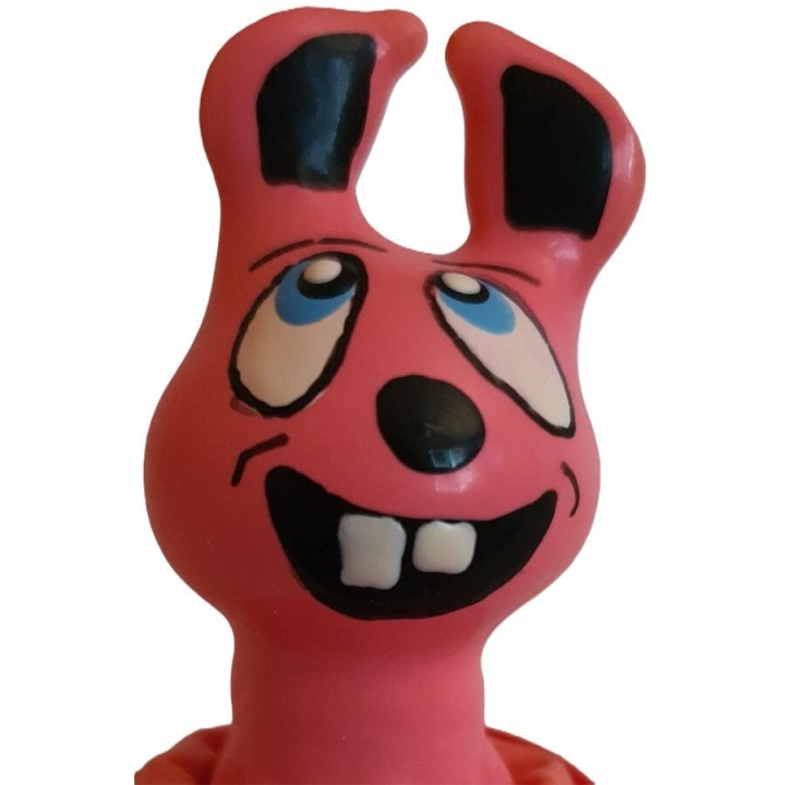 CONDOMERIE - HANDPAINTED NOVELTY CONDOMS LAUGHING PINK HARE - D-243241 - Teknashop Ltd