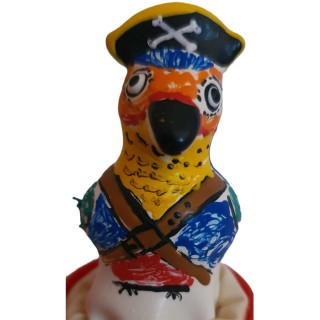 CONDOMERIE - HANDPAINTED NOVELTY CONDOMS CAPTAIN PARROT - D-243264 - Teknashop Ltd