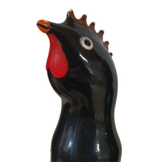 CONDOMERIE - HANDPAINTED NOVELTY CONDOMS BLACK ROOSTER - D-243269 - Teknashop Ltd