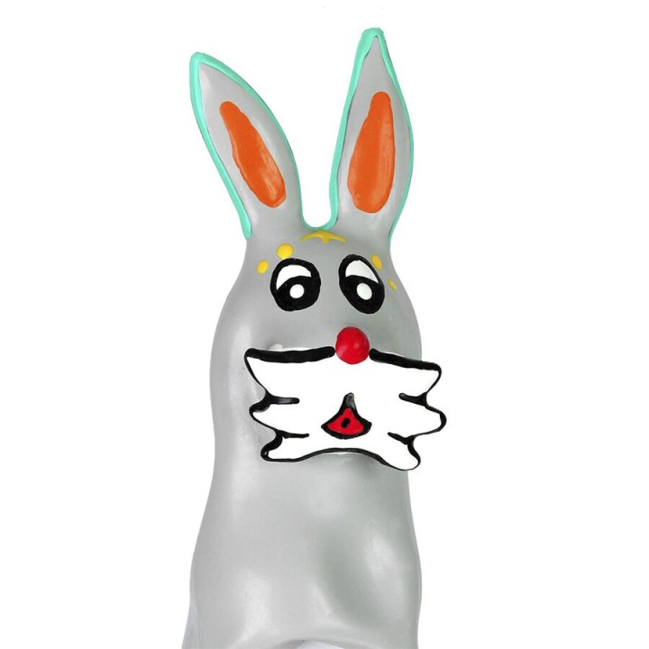 CONDOMERIE - HANDPAINTED NOVELTY CONDOMS BUNNY XL - D-243299 - Teknashop Ltd