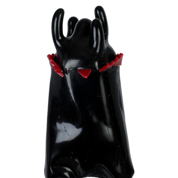 CONDOMERIE - HANDPAINTED NOVELTY CONDOMS BLACK TOWER XL - D-243317 - Teknashop Ltd