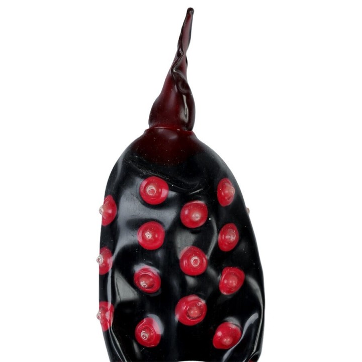 CONDOMERIE - HANDPAINTED NOVELTY CONDOMS BLACK FAKIR XL - D-243318 - Teknashop Ltd