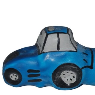 CONDOMERIE - HANDPAINTED NOVELTY CONDOMS TRACTOR BLUE XL - D-243319 - Teknashop Ltd