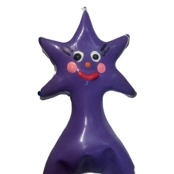 CONDOMERIE - HANDPAINTED NOVELTY CONDOMS HAPPY STAR XL - D-243322 - Teknashop Ltd