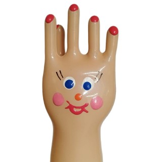 CONDOMERIE - HANDPAINTED NOVELTY CONDOMS BIG HAPPY HAND XL - D-243323 - Teknashop Ltd
