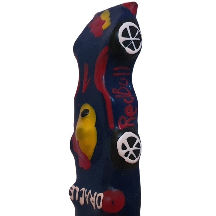 CONDOMERIE - HANDPAINTED NOVELTY CONDOMS F1 RED BULL XL - D-243330 - Teknashop Ltd