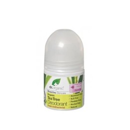 Dr Organic Tea Tree Deodorant Roll On 50ml  - unisex - Teknashop Ltd