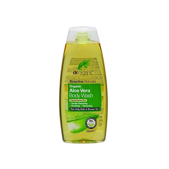 Dr Organic Aloe Vera Bath And Shower Gel 250ml - unisex - Teknashop Ltd