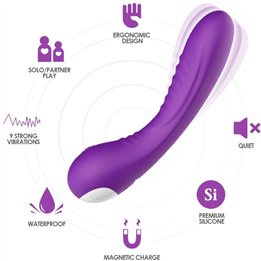 ARMONY - LEGEND VIBRATOR SILICONE PURPLE - D-237893 - Teknashop Ltd