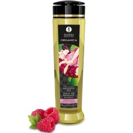 SHUNGA - ORGANIC MASSAGE OIL RASPBERRY FEELING 240 ML - D-246256 - Teknashop Ltd