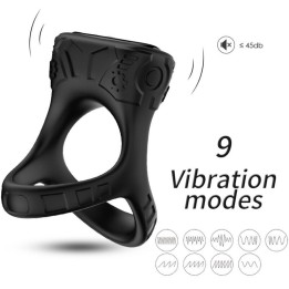 ARMONY - RING VIBRATOR & MULTIPOSITION BLACK - D-237945 - Teknashop Ltd