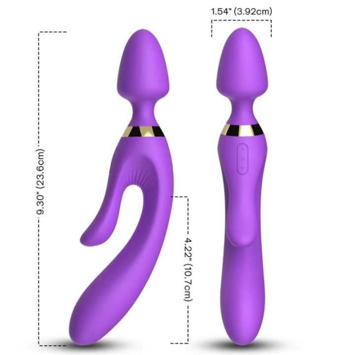 ARMONY - MASSAGER & VIBRATOR RABBIT PURPLE - D-237984 - Teknashop Ltd