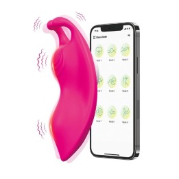 ARMONY - HONEYBEE WEARABLE PANTIES VIBRATOR G-SPOT FUCHSIA - FREE APP - D-238001 - Teknashop Ltd