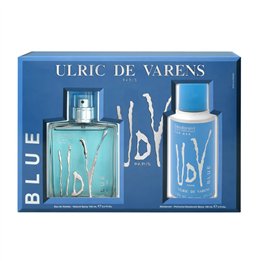 Ulric De Varens Blue Eau De Toilette Spray 100ml Set 2 Pieces - man - Teknashop Ltd