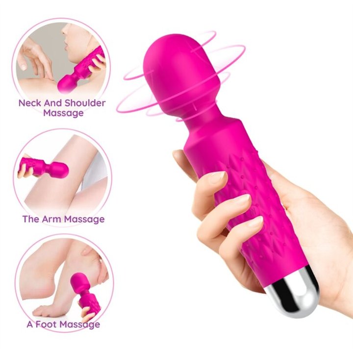 ARMONY - POSTMAN MASSAGER & VIBRATOR SUPER FLEXIBLE HEAD FUCHSIA - D-237987 - Teknashop Ltd