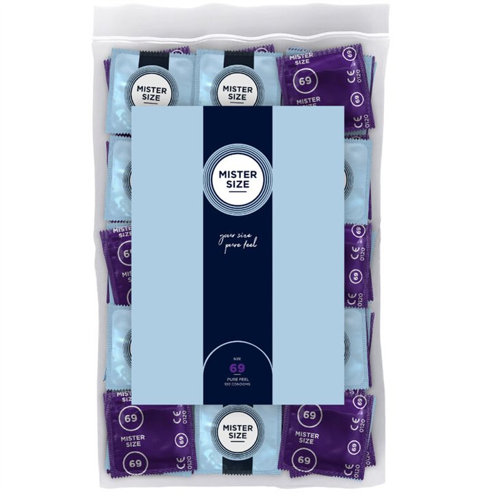 MISTER SIZE - CONDOMS SIZE XXXL 69 MM (100 UNITS) - D-242304 - Teknashop Ltd