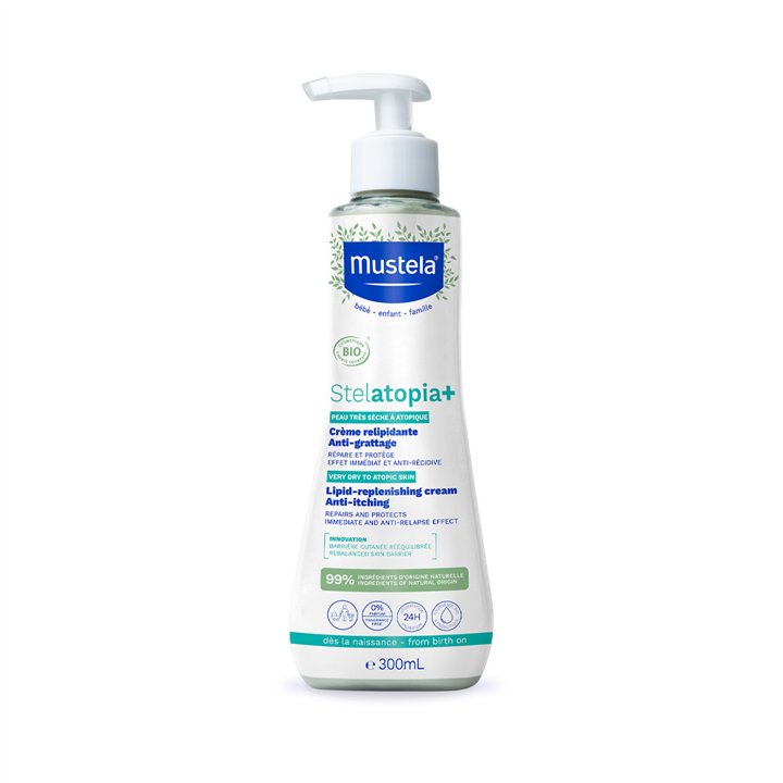 Mustela, Stelatopia+, Sunflower, Lipid Replenishing, Cream, 300 ml - Teknashop Ltd