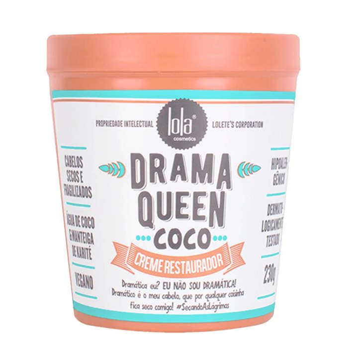 Lola Cosmetics Drama Queen Coco Mascarilla Restauradora 230g - unisex - Teknashop Ltd