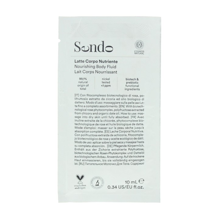 Sendo, Sendo, Nourishing, Body Milk, 10 ml - Teknashop Ltd