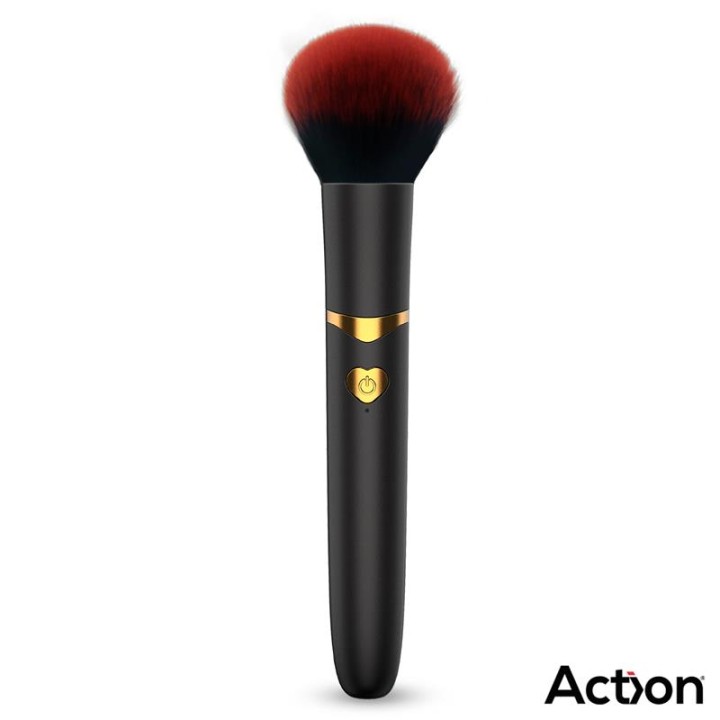 Secret Noir Vibrating Make-Up Brush Black - AC-430 - Teknashop Ltd