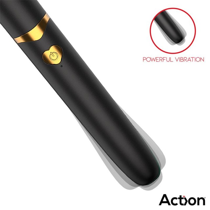 Secret Noir Vibrating Make-Up Brush Black - AC-430 - Teknashop Ltd