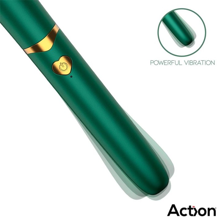 Secret Vert Vibrating Make-Up Brush Green - AC-431 - Teknashop Ltd