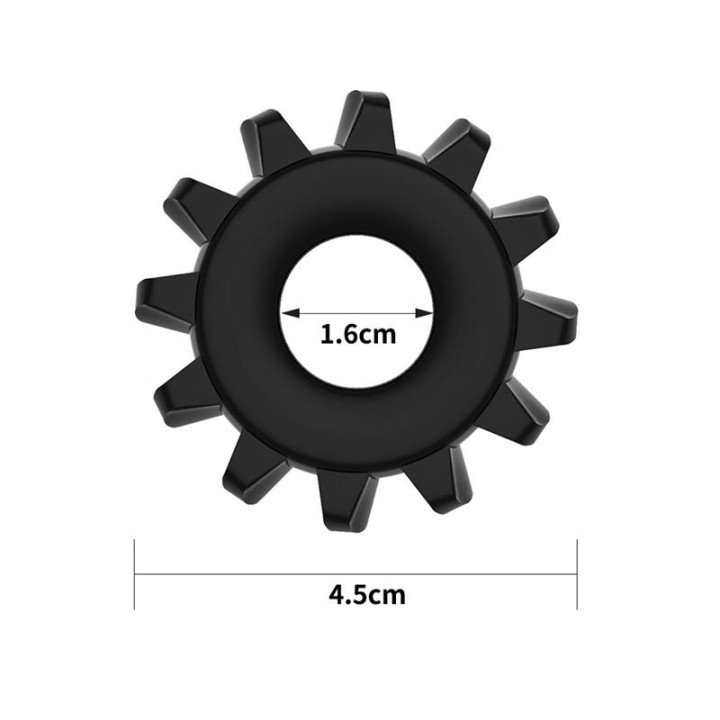 Penis Ring Power Plus Black - LO-LV1432 - Teknashop Ltd