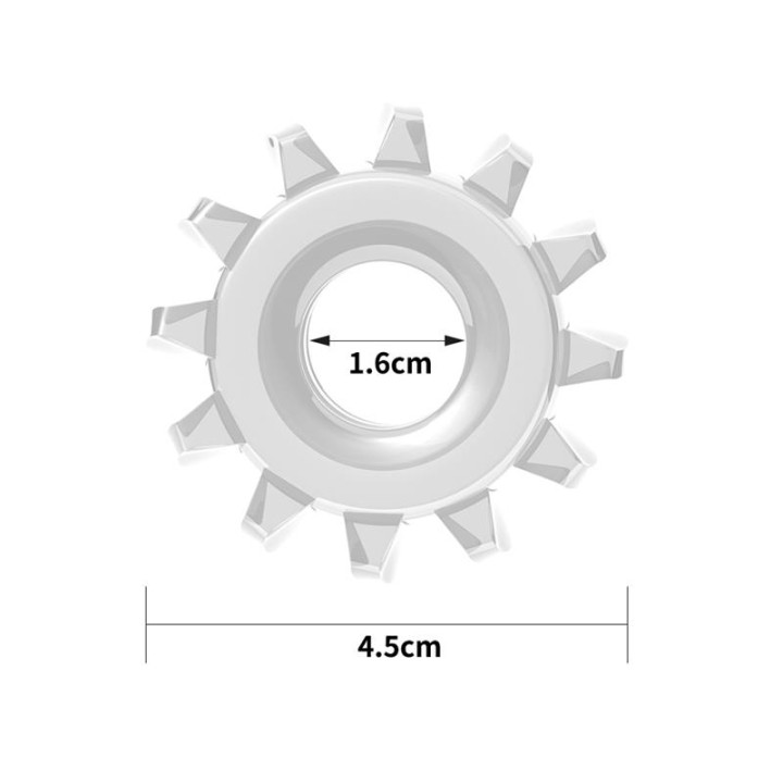 Penis Ring Power Plus Clear - LO-LV1432-C - Teknashop Ltd