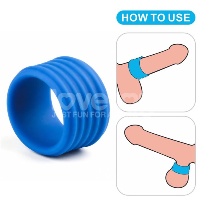 Pinnacle Pro deep Rib Grip Penis Ring - LO-LV443011 - Teknashop Ltd