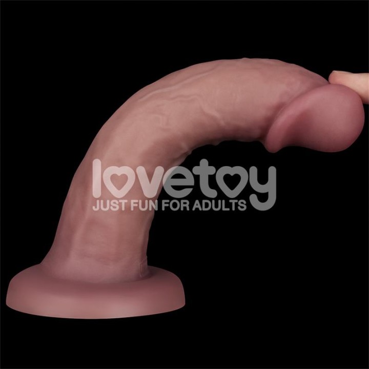Dual Density Dildo with Vibration 8 - LO-LV110202 - Teknashop Ltd