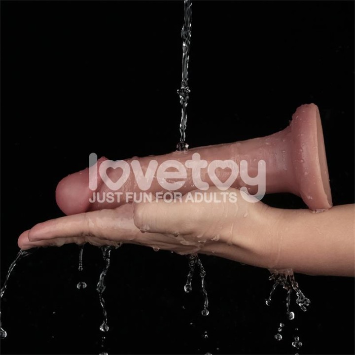 Dual Density Dildo with Vibration 8 - LO-LV110202 - Teknashop Ltd