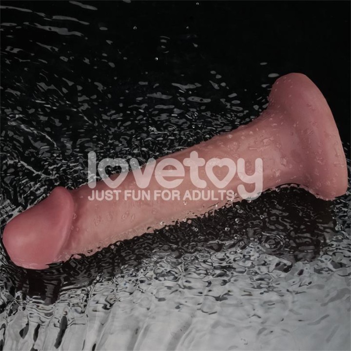 Dual Density Dildo with Vibration 8 - LO-LV110202 - Teknashop Ltd