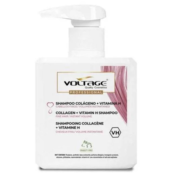 Voltage Cosmetics Colágeno Vitamina H Champú 500ml - unisex - Teknashop Ltd