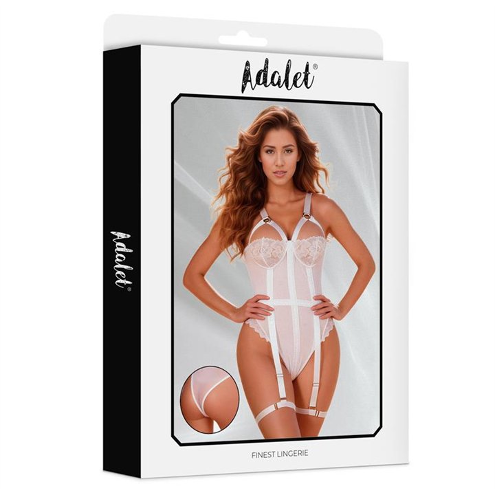 Mary Teddy with Garter Leg Ring White - A-116 - Teknashop Ltd