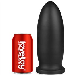 Dildo King Sized Anal Bomber 9 Black - LO-LV2245 - Teknashop Ltd