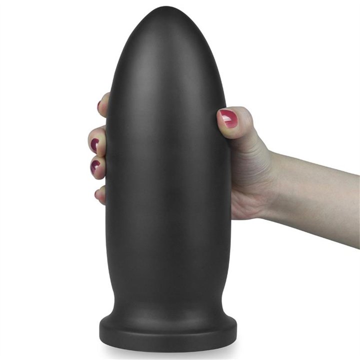 Dildo King Sized Anal Bomber 9 Black - LO-LV2245 - Teknashop Ltd