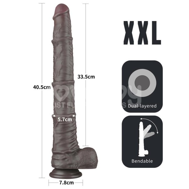 Dual Layered Bendable Dildo XXL 16 - LO-LV411312 - Teknashop Ltd