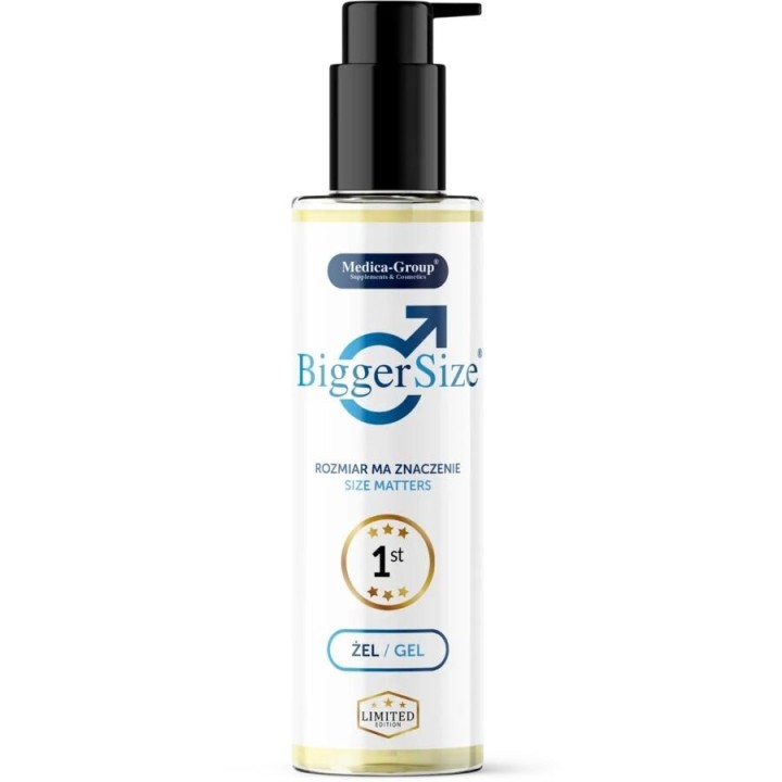 MEDICA GROUP - BIGGER SIZE INTIMATE GEL FOR MEN 150 ML - D-244349 - Teknashop Ltd