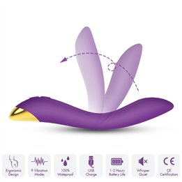 ARMONY - FLAMINGO VIBRATOR MULTIPOSITION PURPLE - D-237901 - Teknashop Ltd