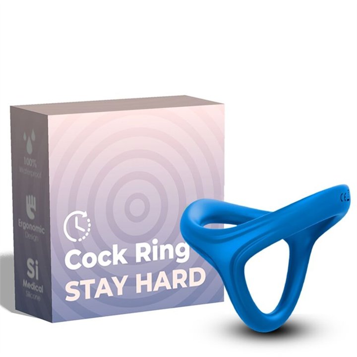 ARMONY - TRESOR DOUBLE SILICONE RING BLUE - D-238010 - Teknashop Ltd