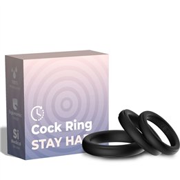 ARMONY - TRIPLE SILICONE RING BLACK - D-238013 - Teknashop Ltd