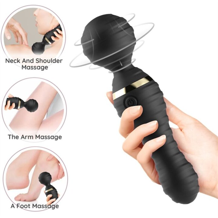 ARMONY - FREEDO MASSAGER & VIBRATOR SMALL BLACK - D-237986 - Teknashop Ltd
