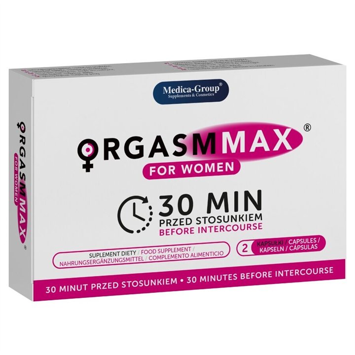 MEDICA GROUP - ORGASM MAX FOR WOMEN 2 CAPSULES - D-244366 - Teknashop Ltd