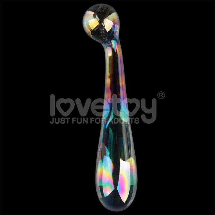 Glow in the dark Glass Dildo Twilight Gleam Alluring Arc - LO-LV610021 - Teknashop Ltd